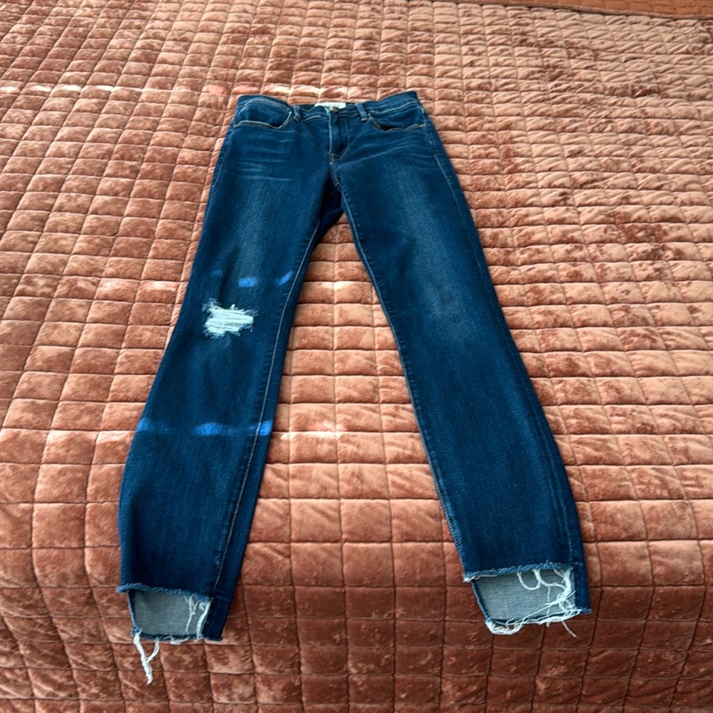 FRAME le high skinny jeans size 24 nwot